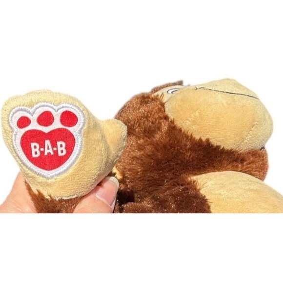 Build A Bear Smile Monkey Chimp Plush Stuffed Security Support Pet Toy - Picture 12 of 16